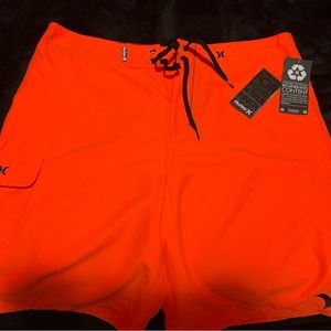 Hurley orange board shorts